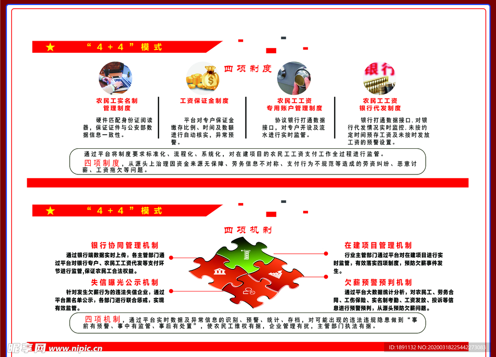 4加4模式四项制度四项机制