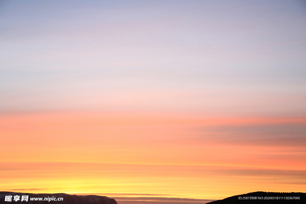 彩霞日出夕阳火烧云图片