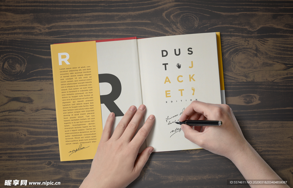 硬壳厚书籍样机