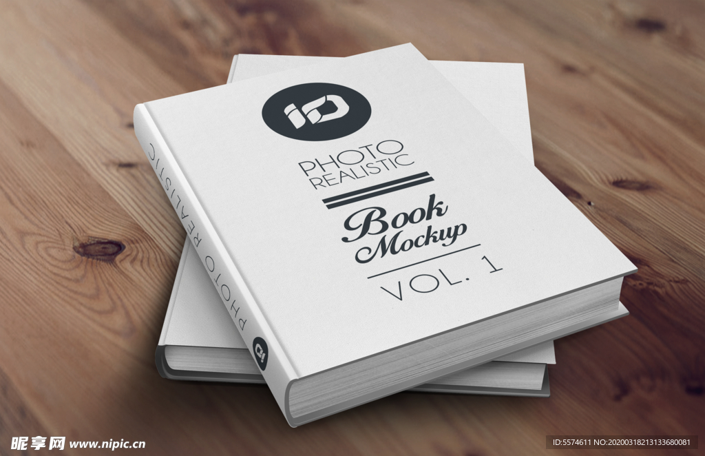 硬壳厚书籍样机