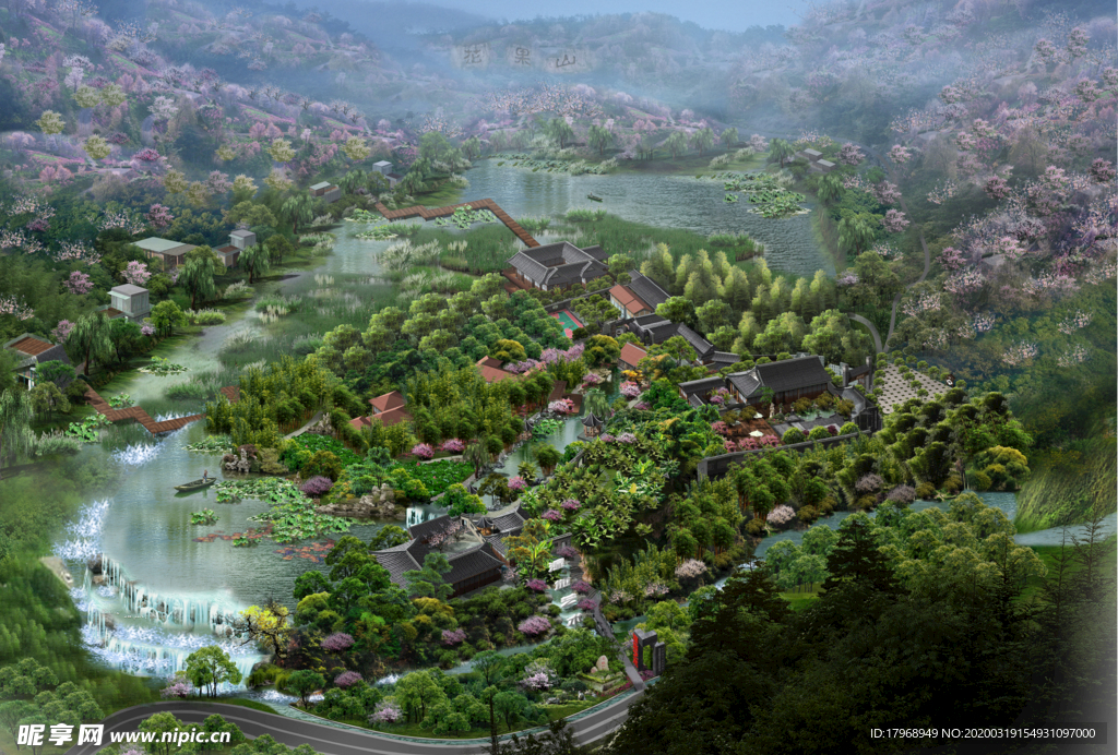 无根山房鸟瞰图