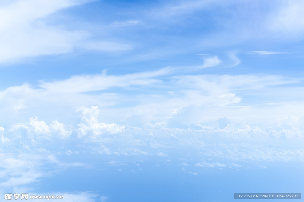 蓝天白云晴空碧空图片