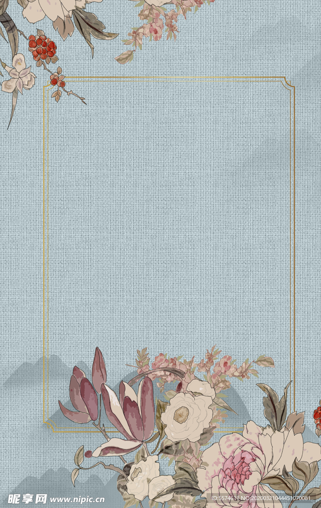 中国风海报背景