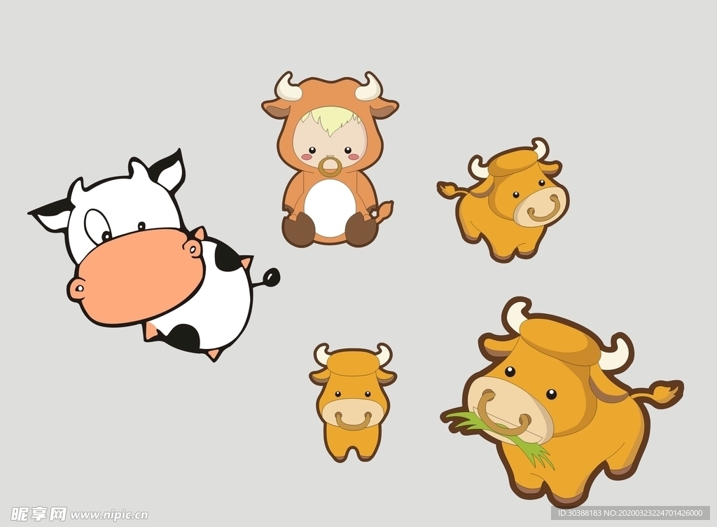 卡通小牛