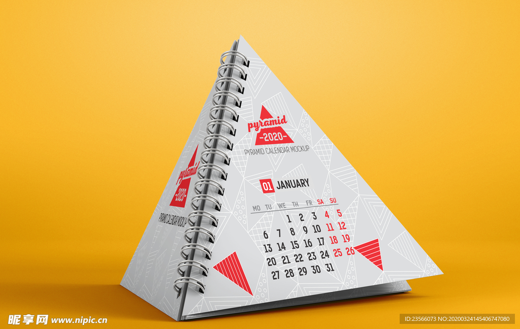 日历台历展示效果图样机