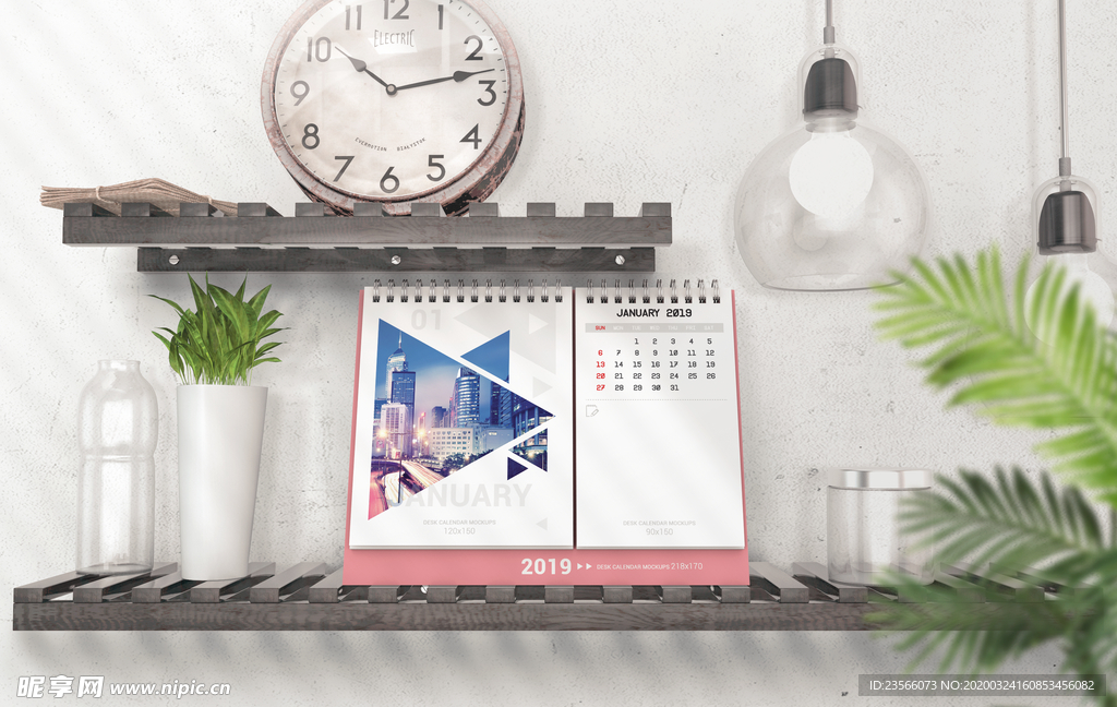 日历台历展示效果图样机