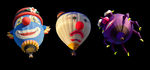 有趣的热气球png图片