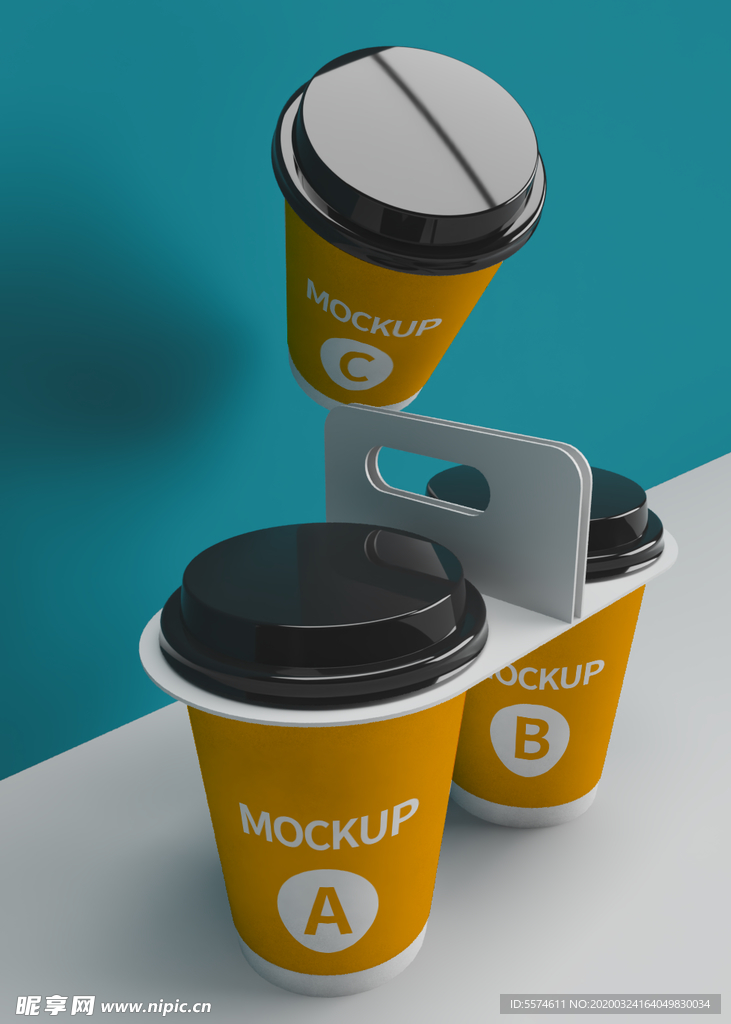 咖啡杯外带样机