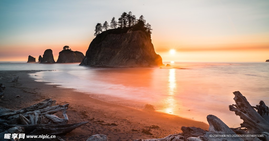 彩霞日出夕阳火烧云