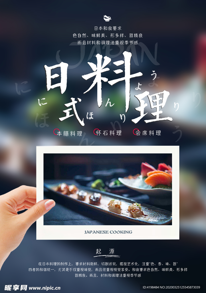 创意海报 日料