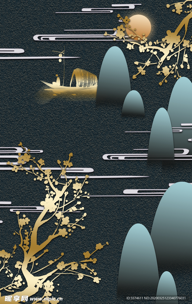 北欧背景墙装饰画