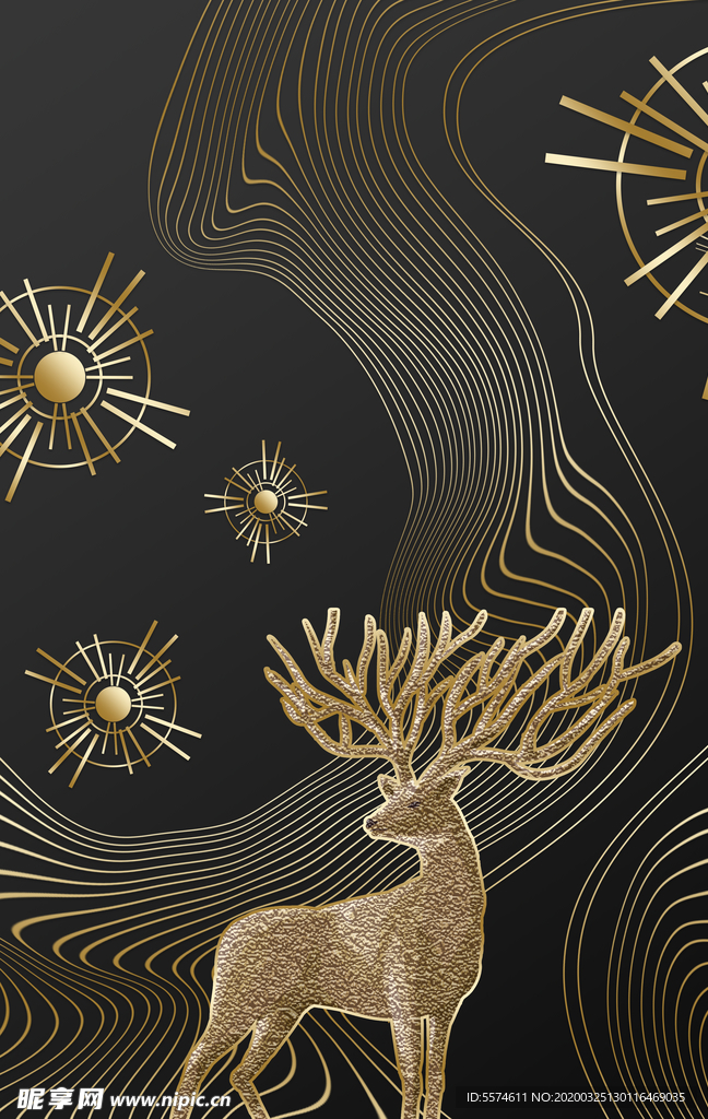 北欧背景墙装饰画