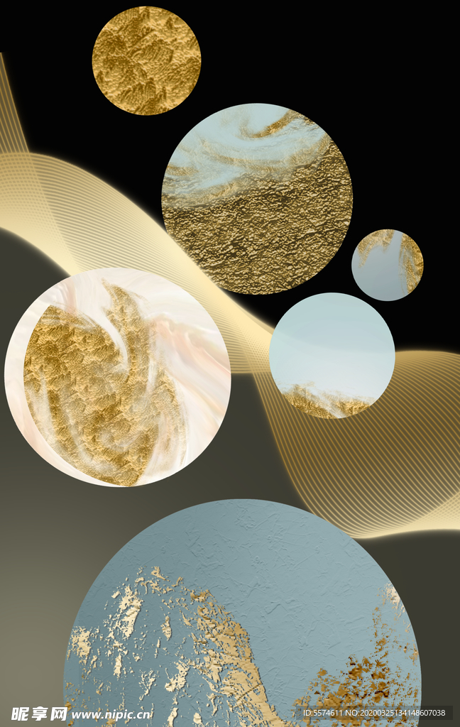 新中式背景墙装饰画