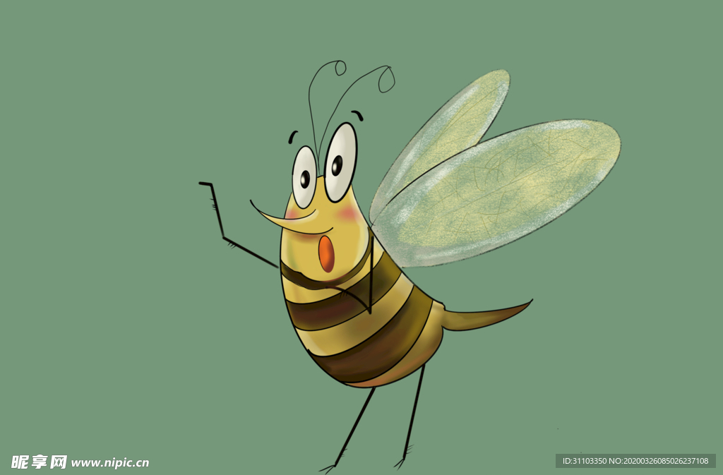 卡通蜜蜂