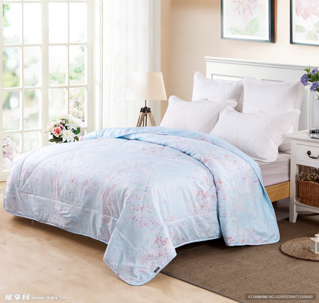 夏凉被 枕头 席子 凉席 家纺