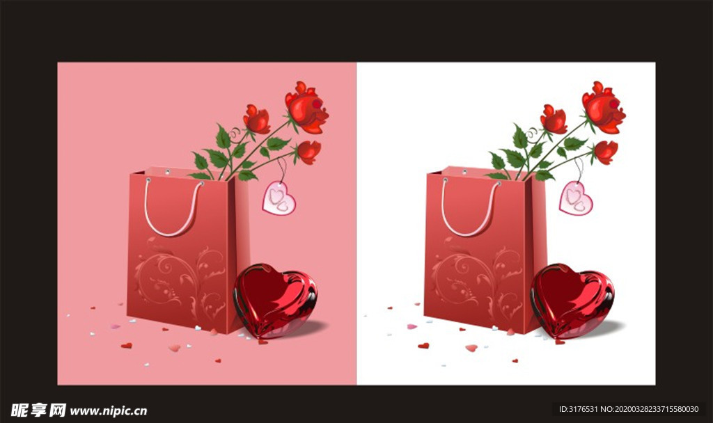 矢量时尚手提袋