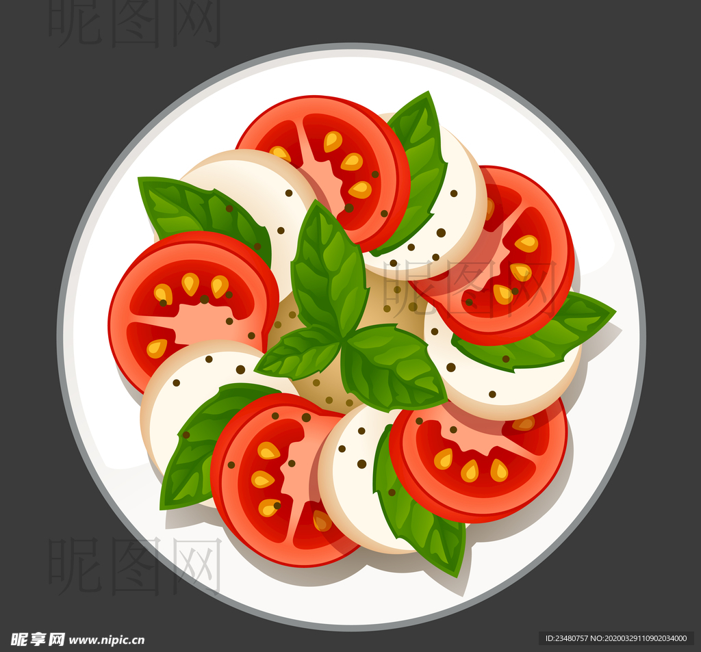 水果蔬菜UI标识标志LOGO