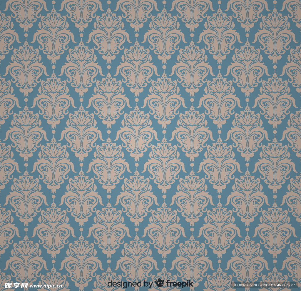 时尚欧式 花纹背景