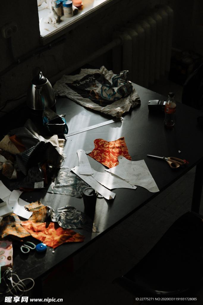 室内裁剪工作台