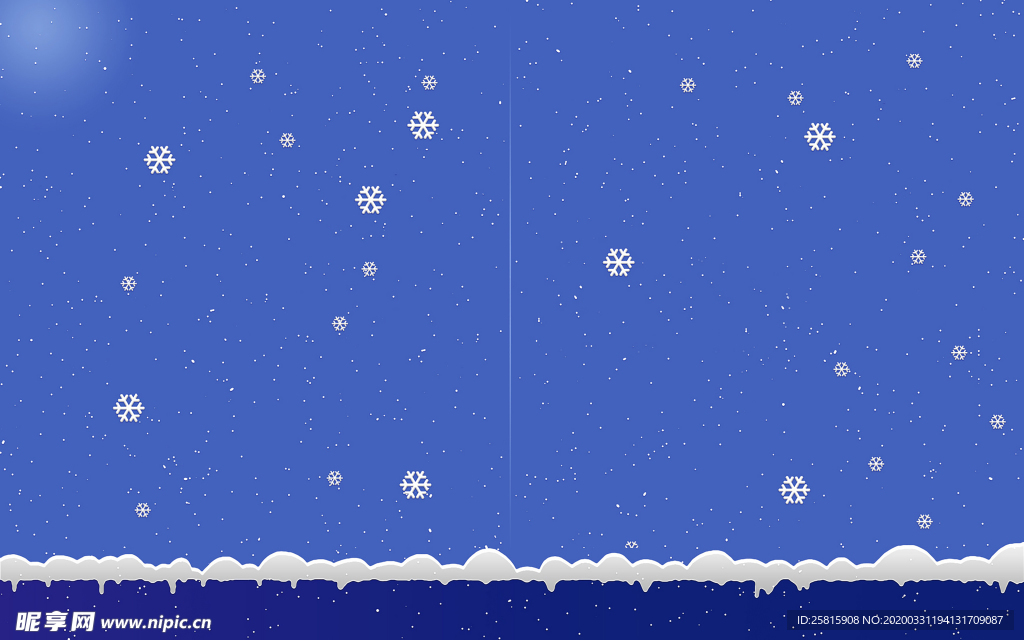 雪花冰花冰霜窗花图片