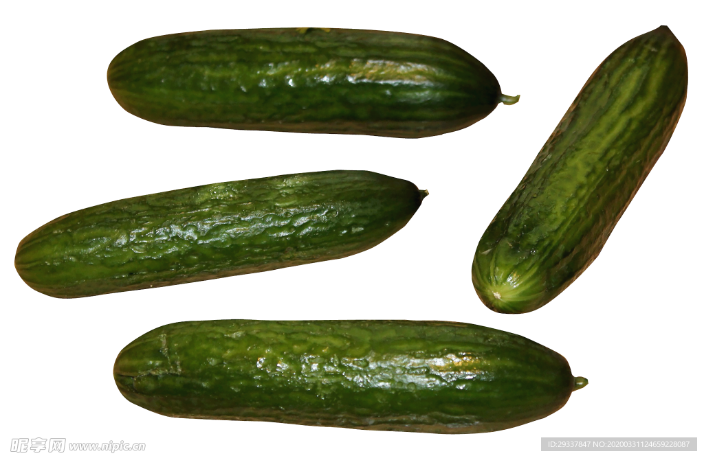 透明黄瓜png素材