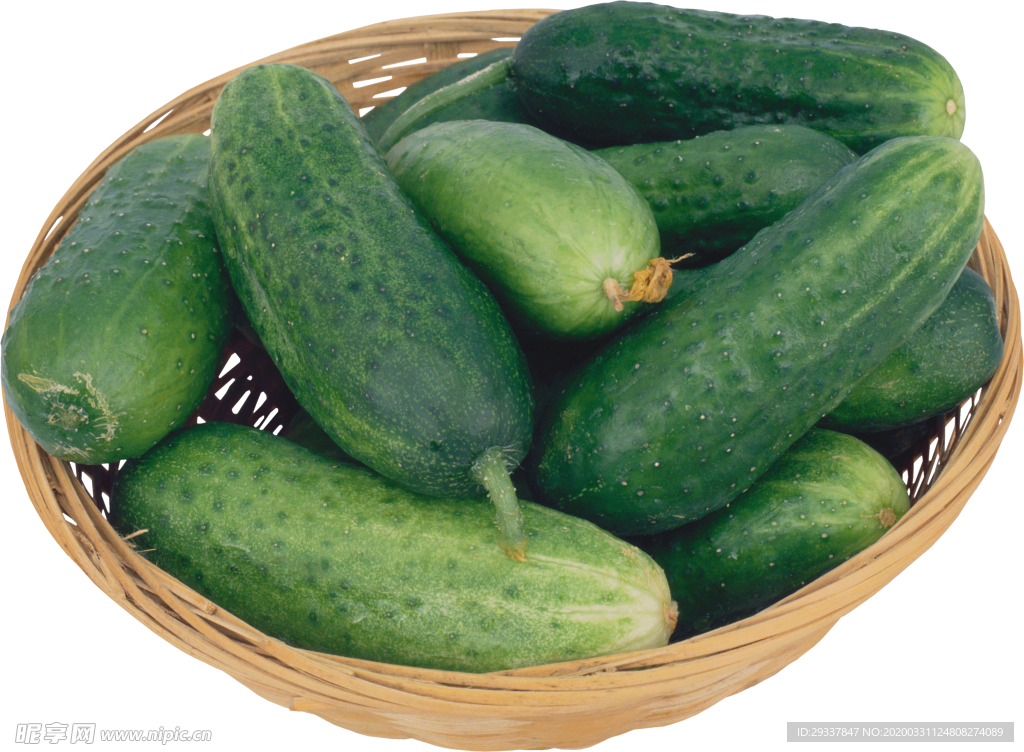 透明黄瓜png素材