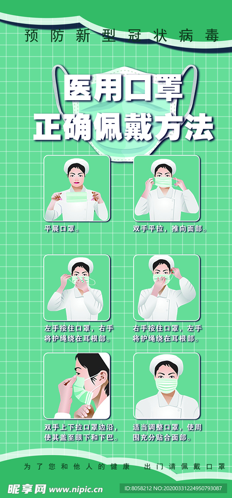 口罩佩戴方法