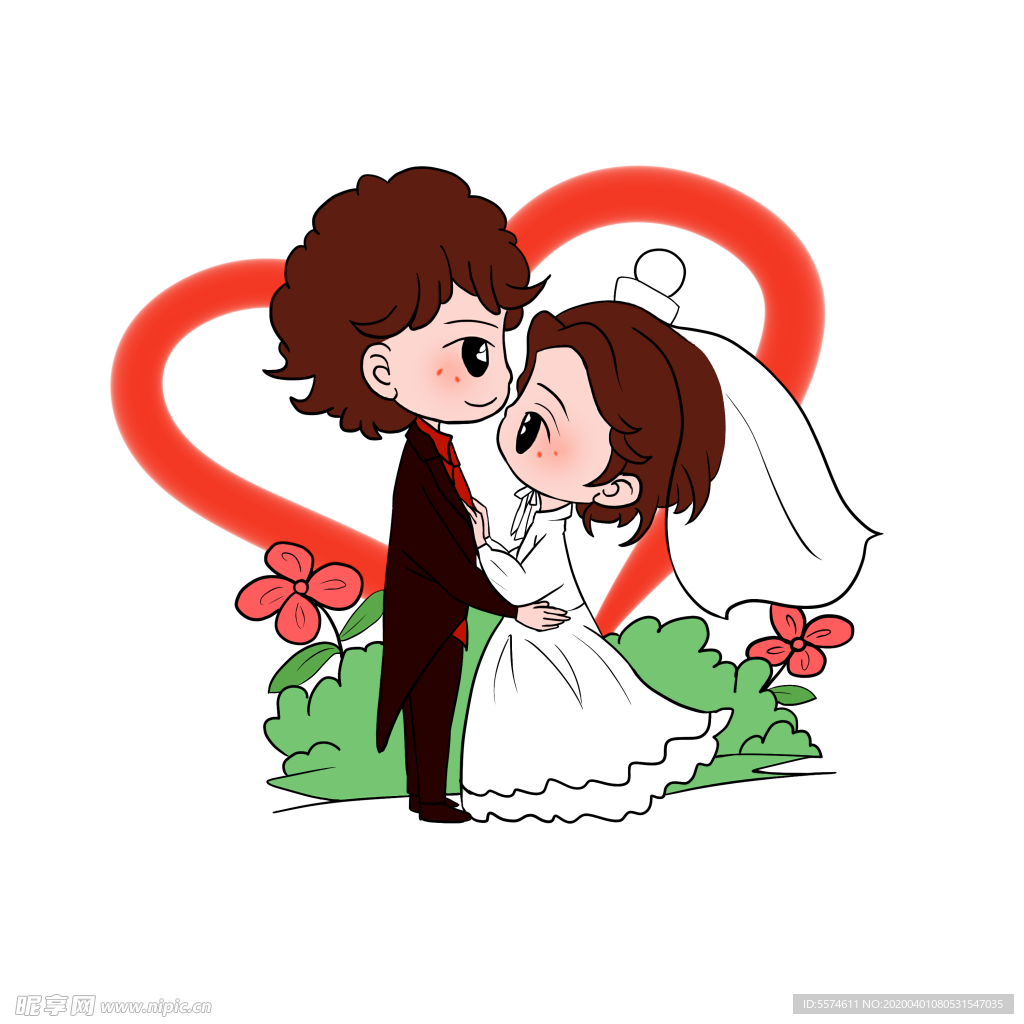 卡通情侣