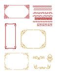 复古边框 中国风边框 花纹边框