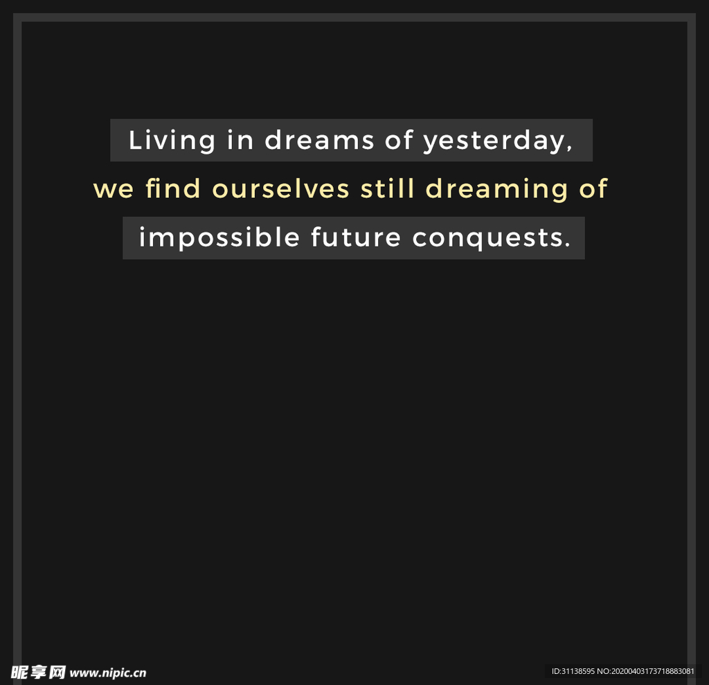 极简社交海报模板