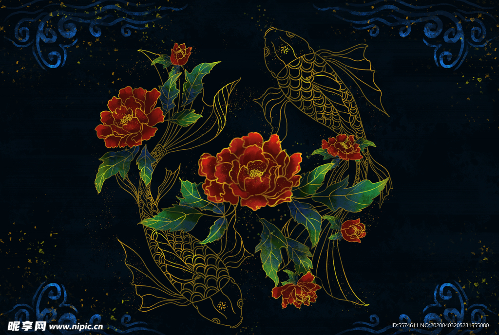 中国风电视背景墙