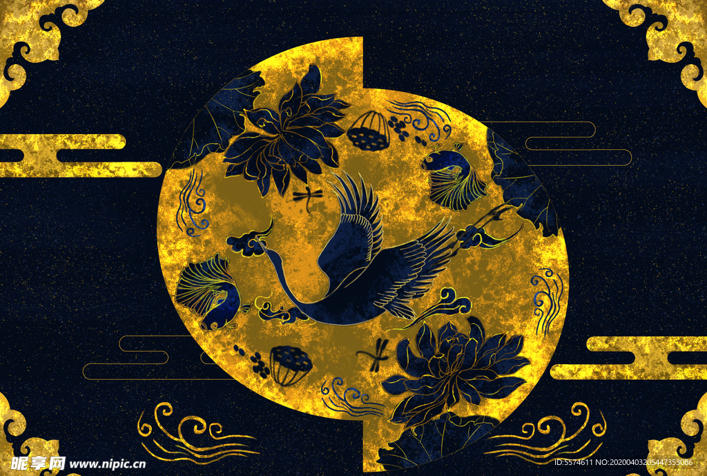 中国风电视背景墙