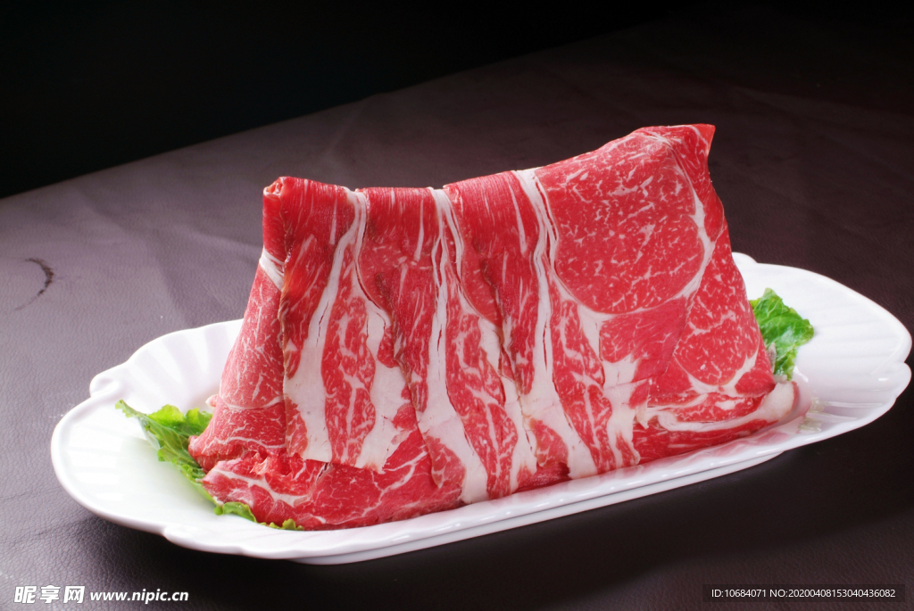 高清肥牛羊肉卷火锅原料食材