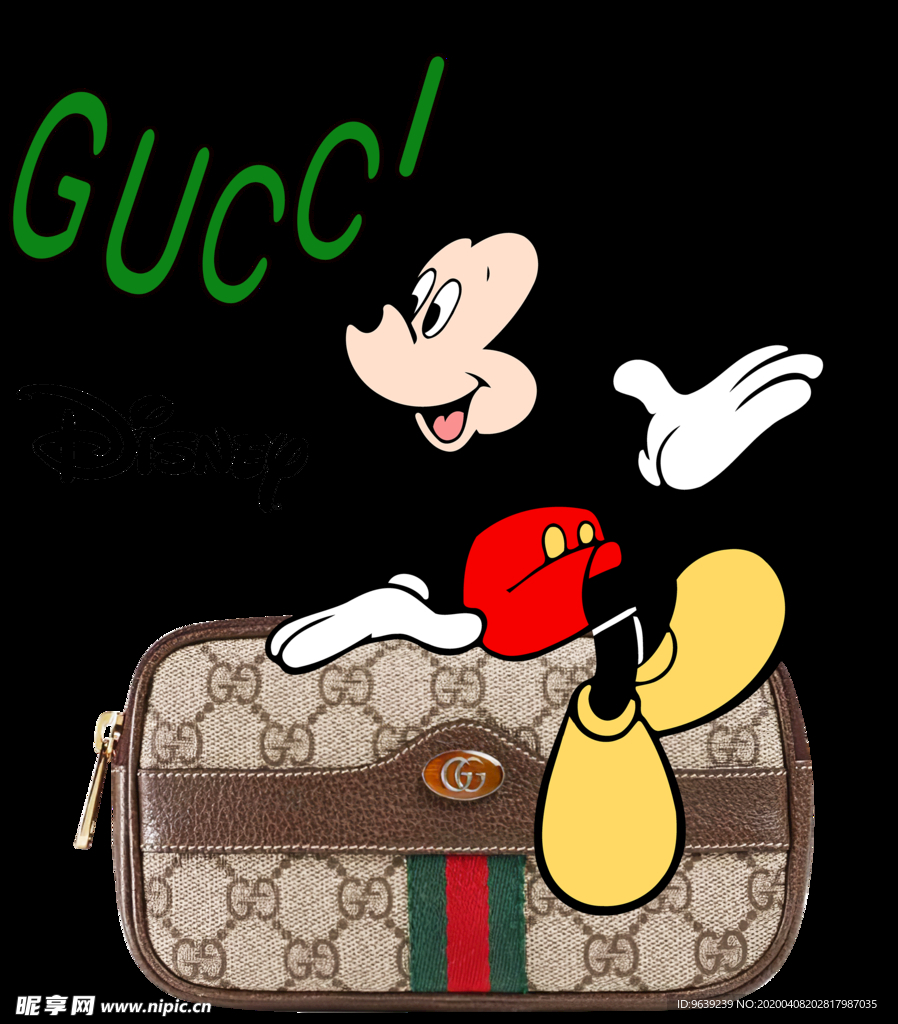 古驰米老鼠大牌包包