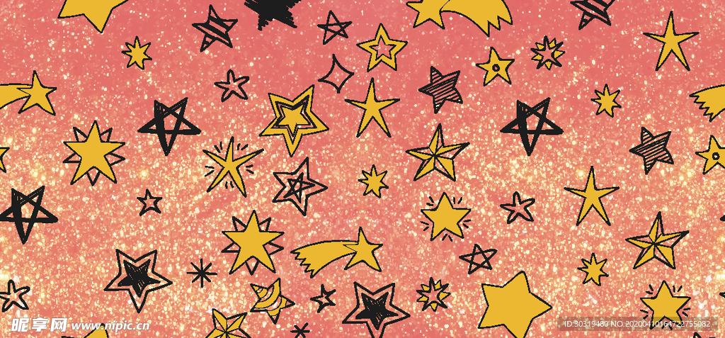 抽象几何   数码印花