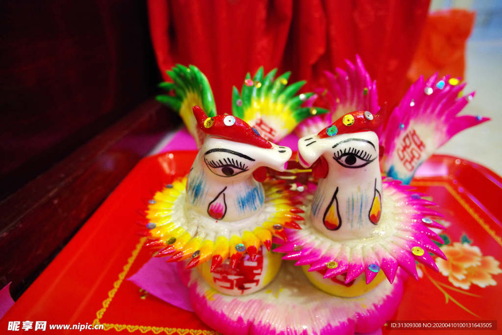 胶东鸳鸯面塑 胶东面