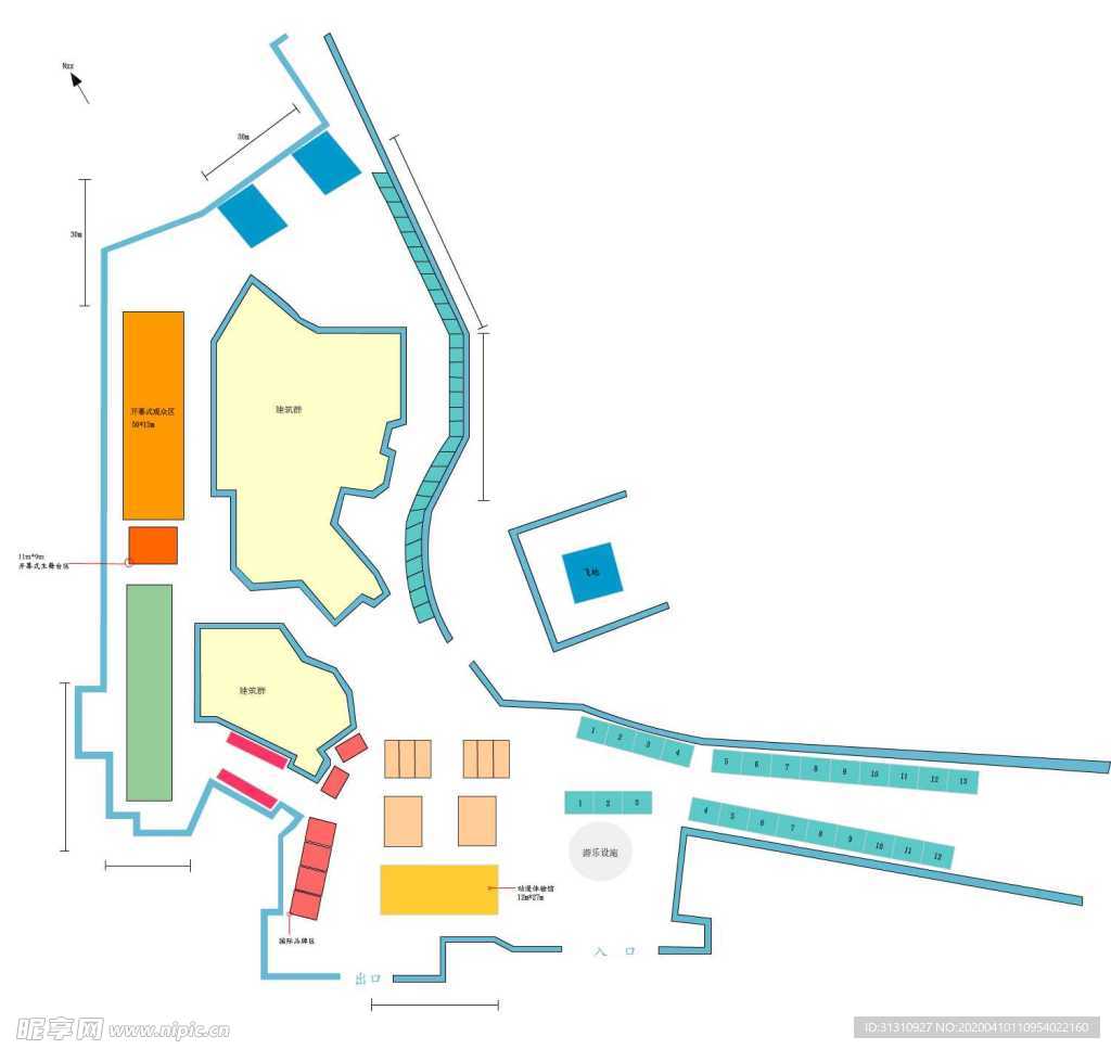 动漫月平面图设计