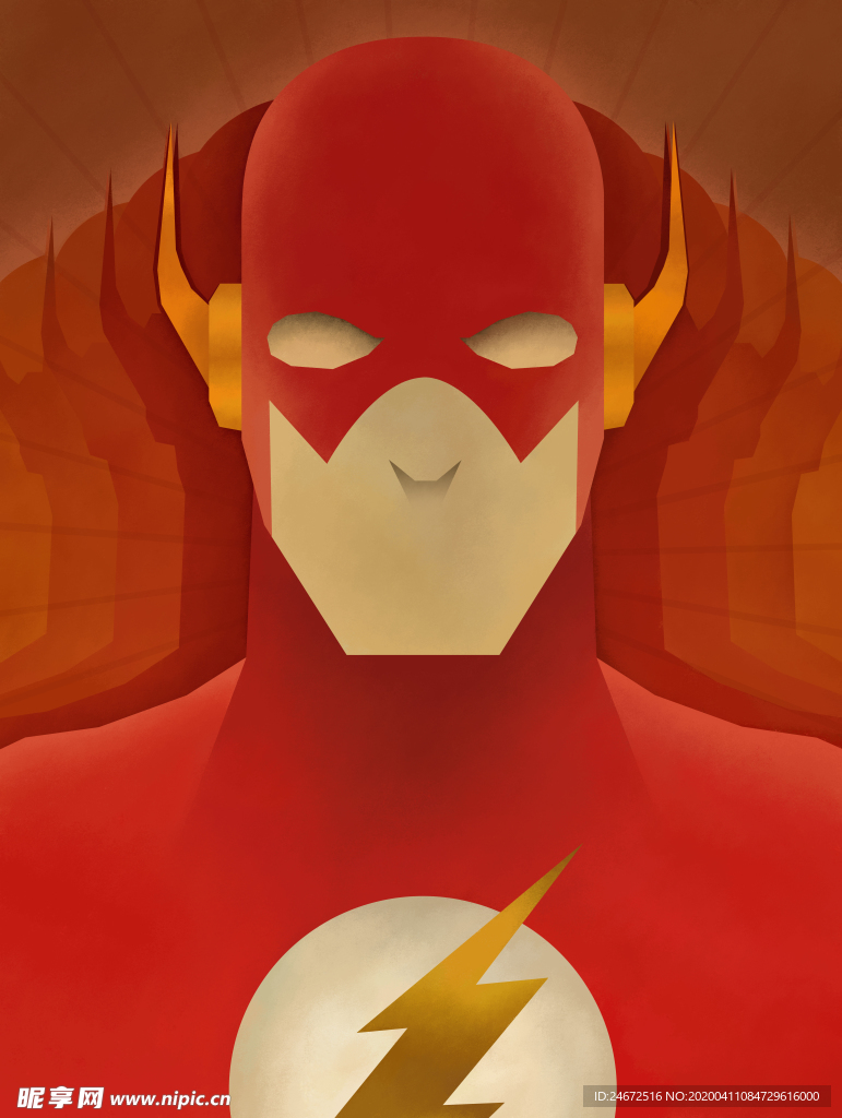 卡通英雄- 闪电侠