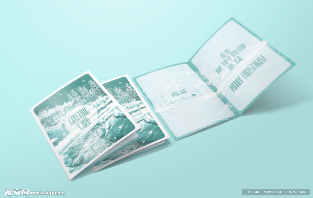 贺卡样机