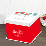 中国风蛋糕盒平面图