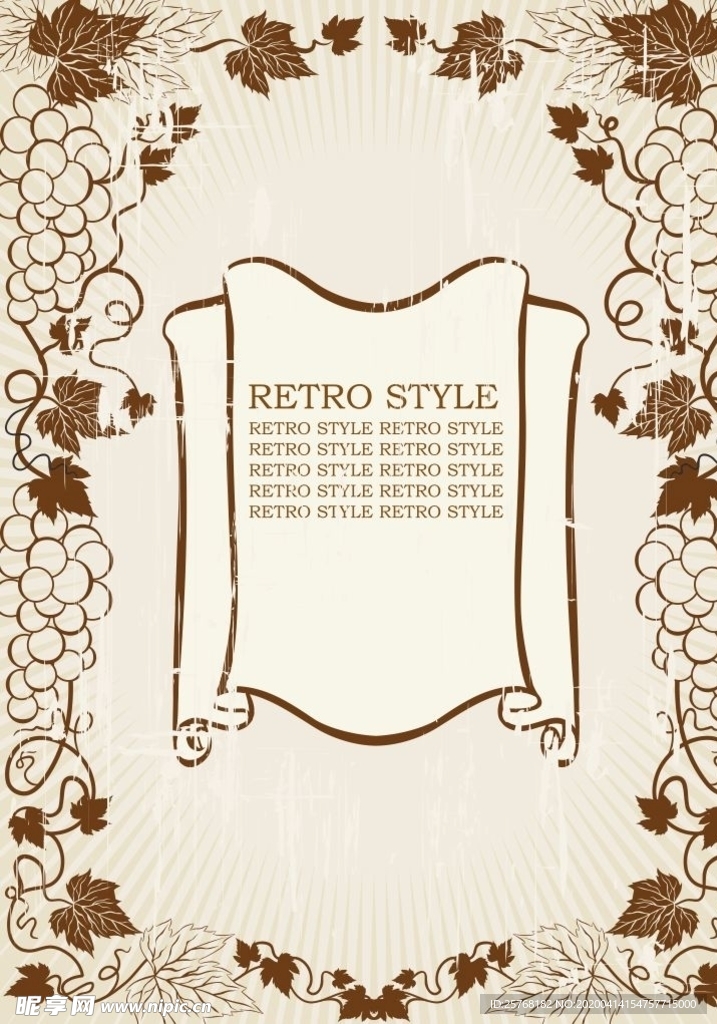 花边边框葡萄架子