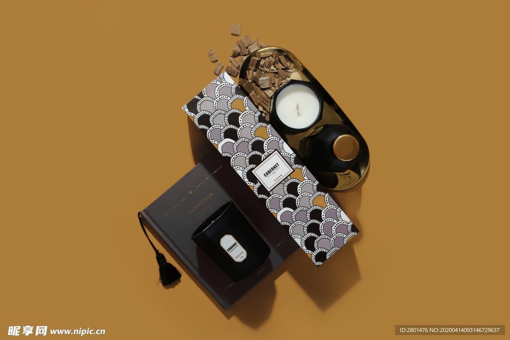 香薰组合摄影原创