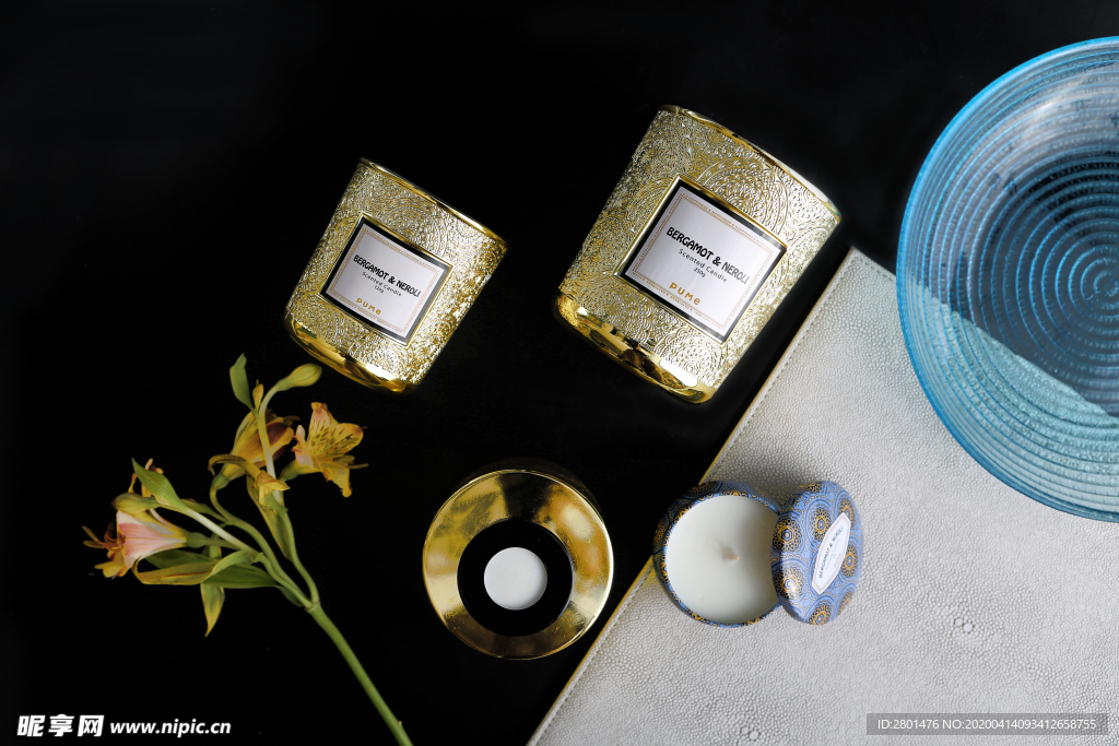 香薰组合摄影原创