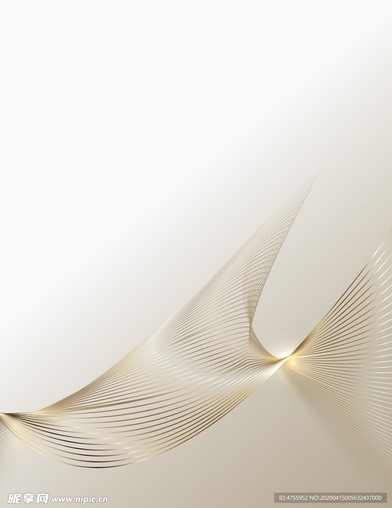 矢量线条纹理金丝