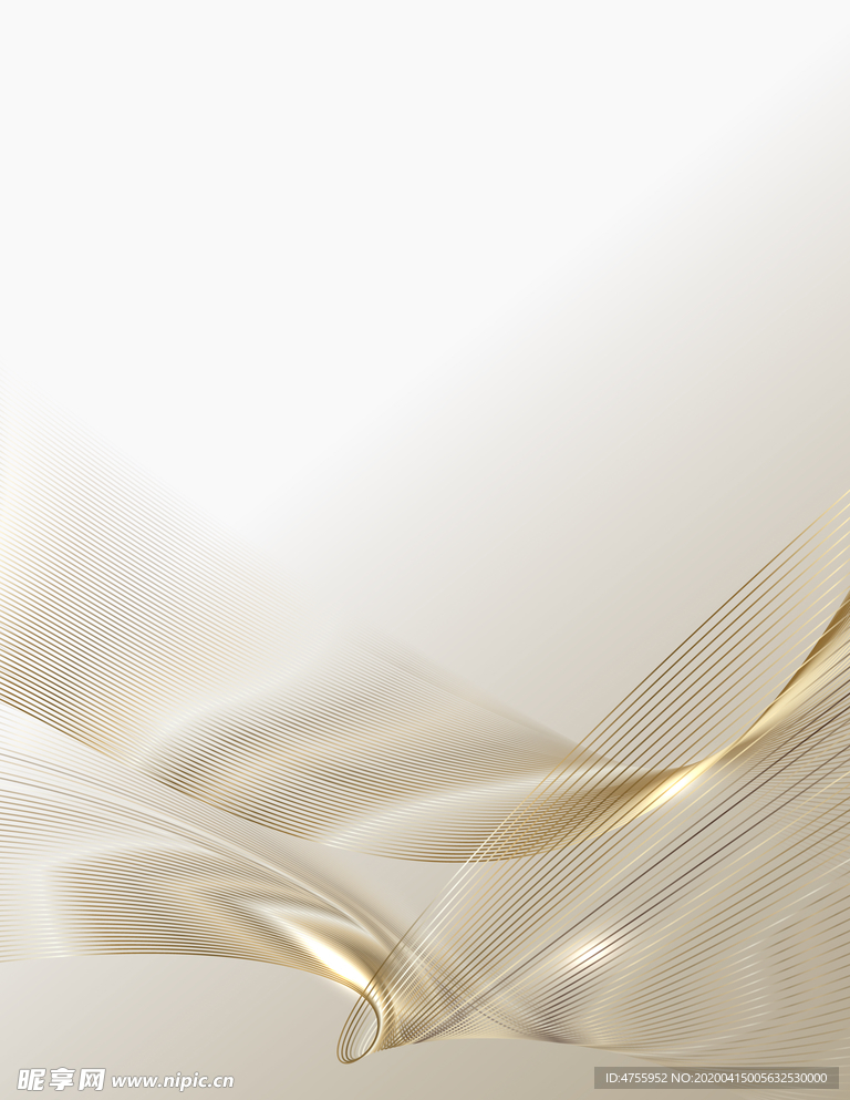 矢量线条纹理金丝