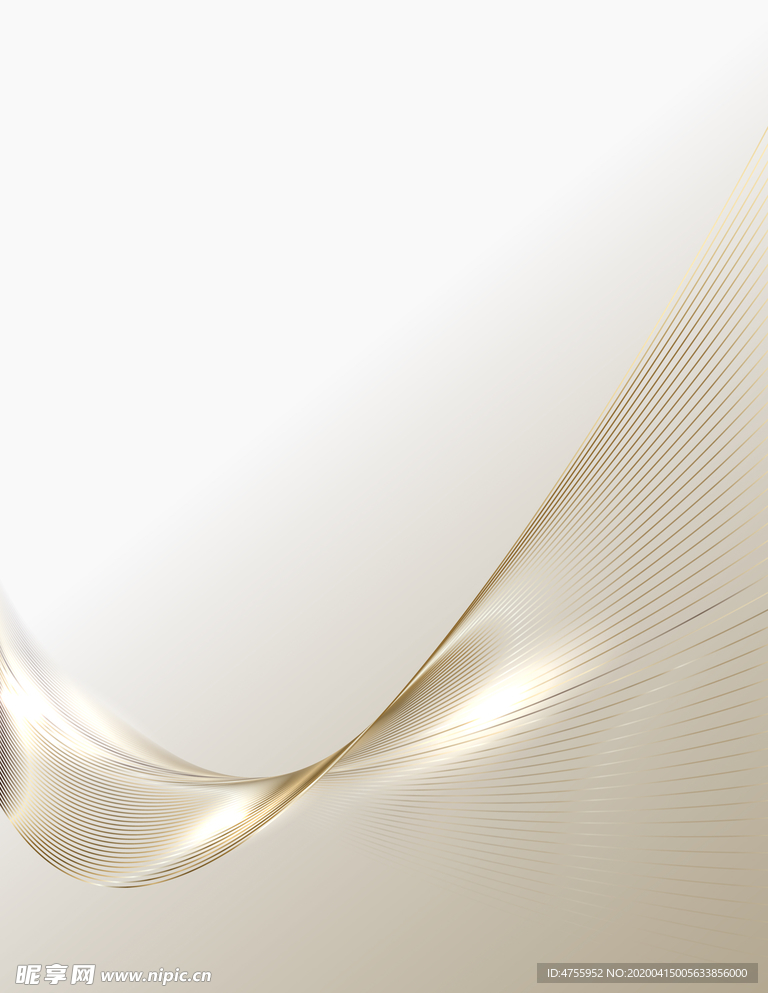 矢量线条纹理金丝