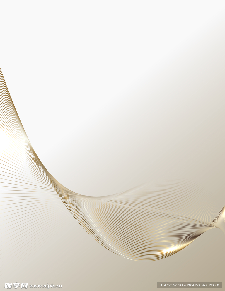 矢量线条纹理金丝