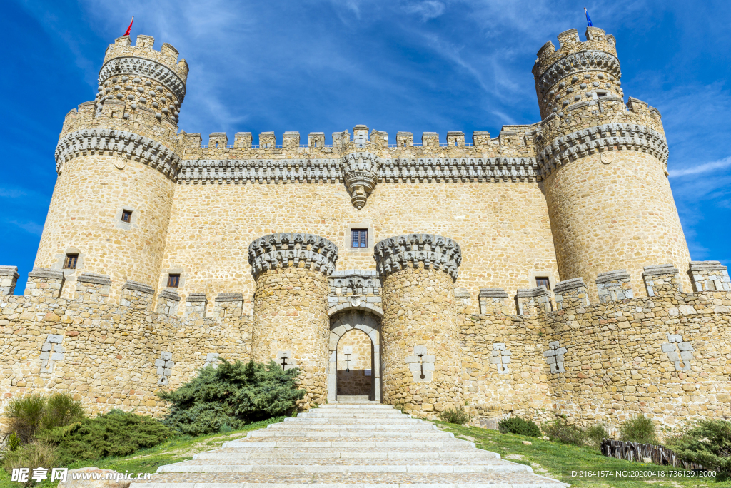 欧式城堡建筑摄影