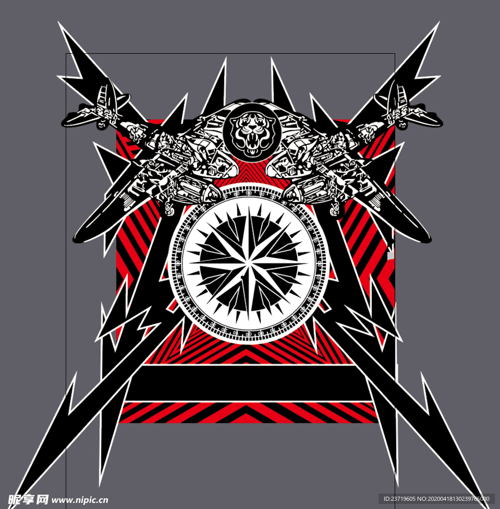 设计 大牌 图案 字母 抽象