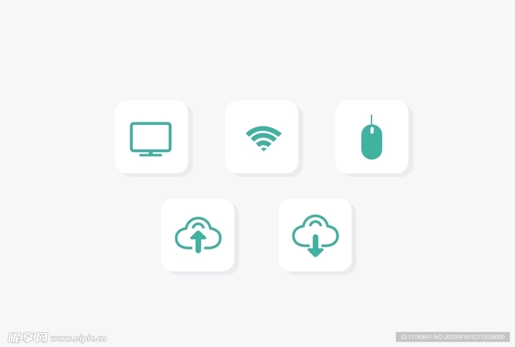 电脑WIFI鼠标上传下载网络云